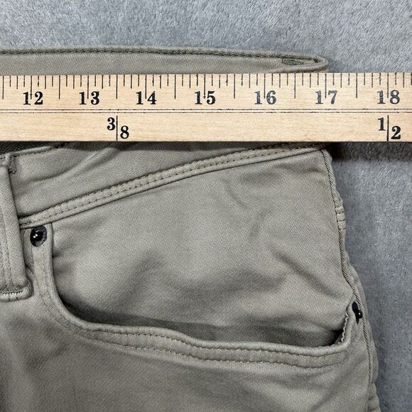DU/ER No Sweat Slim Pants Men's 34 X 30 Khaki Five Pocket Cotton Lyocell Stretch - Picture 5 of 14